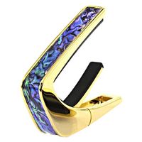 Thalia Capo : Shell Collet.Blue Abalone Gold
