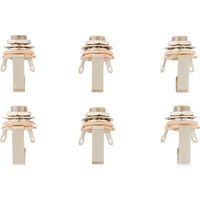 Fender : "1/4"" Mono Jack 6 Pack"