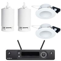 Spottune : 2x Omni Track Recessed Wh Set