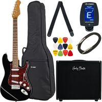 Harley Benton : ST-62BK Hot DNAFX AmP20 Set
