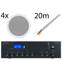 Monacor : 4x EDL-28 PA-806DAP Bundle