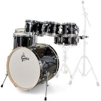 Gretsch Drums : Energy Black Sparkle 7pcs Set