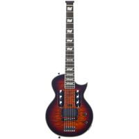 Traveler Guitar : LTD EC-1 DLX Brown Sunburst