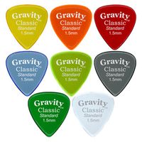 Gravity Guitar Picks : Classic Multi-Color 8-Pack1,5