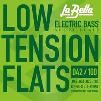 La Bella : LTF-4A-S Bass LowTension Flats