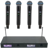 Shure : SLXD4Q+E Beta58 G59 Bundle