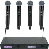 Shure : SLXD4Q+E Beta58 K59 Bundle