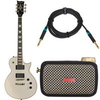 Harley Benton : SC-1000 WH Prog w/Spark Bundle
