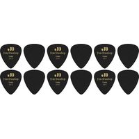 Dunlop : Celluloid Black Pick Thin