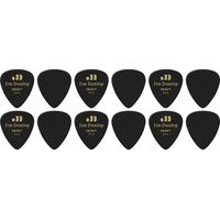Dunlop : Celluloid Black Pick Heavy