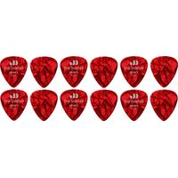 Dunlop : Celluloid Red Pearloid Heavy
