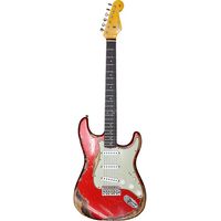 Fender : 61 Strat SHR Red Sparkle 3TSB