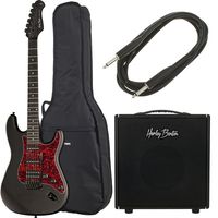 Harley Benton : ST-20HSS SBK DNAFX AmP10 Set