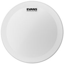 Peau De Résonance Evans EQ3 Blanche Lisse 26 Pouces Pour Grosse Caisse - Film 7.5 Mil, Orifice Micro Excentré - 7