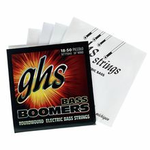Cordes De Basse GHS Precision Flats - 4 Cordes, Taille Basse, Acier Inoxydable, Bobinage Plat (.045-.095)