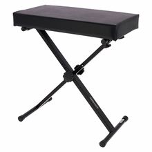 Black Adjustable Height Piano Bench PU Padded Keyboard Storage Seat Weight Capacity 264lbs TM Kunova 