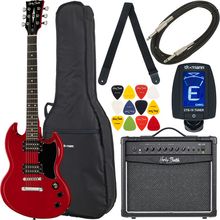 Harley Benton DC-Junior ＋ Epiphoneハードケース Harley Benton DC