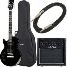 Harley Benton SC-200LH BK Student Ser Bundle