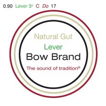 Bow Brand NG 3rd C Gut Harp String No.17