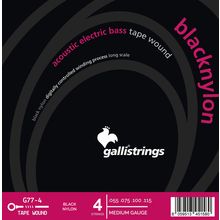 Galli Strings G77 Black Nylon Bass Strings