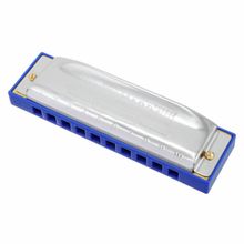 Harmonica 10 Gaten Diatonische Mond Orgel Sleutel van C/D/E/F/G/A/BB Muziekinstrument Blues Harp for Beginner YIJIAN (Color : Key of C