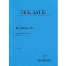 Edition Butorac Satie Trois Gymnopédies Violin