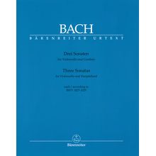 Bärenreiter Bach Drei Sonaten Cello