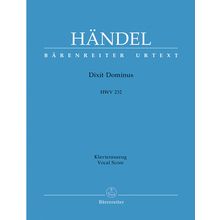 Bärenreiter Händel Dixit Dominus