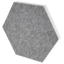 t.akustik Hexagon Melamine Light Grey 25