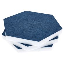 t.akustik Hexagon Melamine Light Blue 25