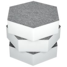 t.akustik Hexagon Melamine Grey 75