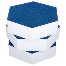 t.akustik Hexagon Melamine Light Blue 75