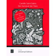 Universal Edition Saint-Saëns Karneval Flutes