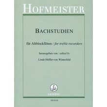 Friedrich Hofmeister Verlag Bachstudien Altblockflöte
