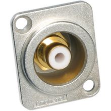 Cinch/RCA Embase Femelle Amphenol ACJB-WHT Nombre De Pôles: 2 Mono Noir Blanc 1 Pc S 89957484