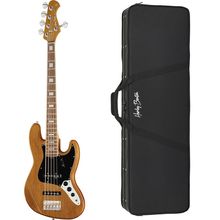 Harley Benton MV-5JB Natural w/Case