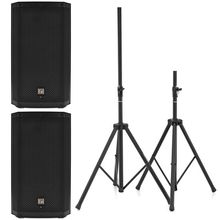 EV ZLX 12P G2 Stereo Stand Bundle