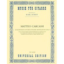 Universal Edition Carcassi Ausgewählte Etüden