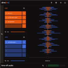 time off audio dime [ms]