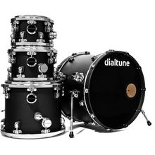 Dialtune 4-pcs Maple Set Matte Black