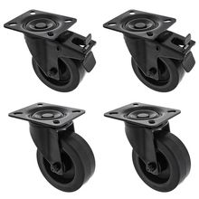 Roadworx Black Wheel Bundle 100 mm