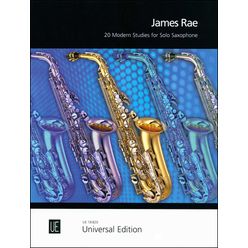 Universal Edition 20 Modern Studies For Solo Sax