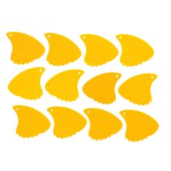 Sharkfin Pick Relief Medium Yellow