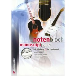 Voggenreiter Notenblock Music Paper Tab A4