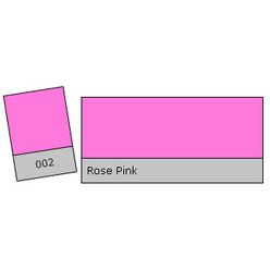 Lee Filter Roll 002 Rose Pink