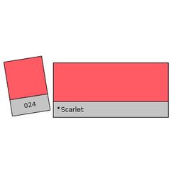 Lee Filter Roll 024 Scarlet