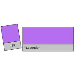 Lee Filter Roll 058 Lavender