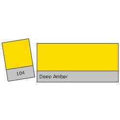 Lee Filter Roll 104 Deep Amber