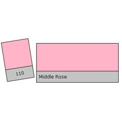 Lee Filter Roll 110 Middle Rose