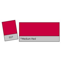Lee Filter Roll 027 Medium Red